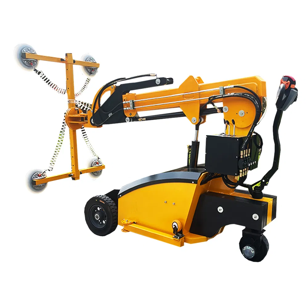 Construction Shovel Rubber Metal Sheet Suction Cup Glass Lifter 400kg Installation Vehicle