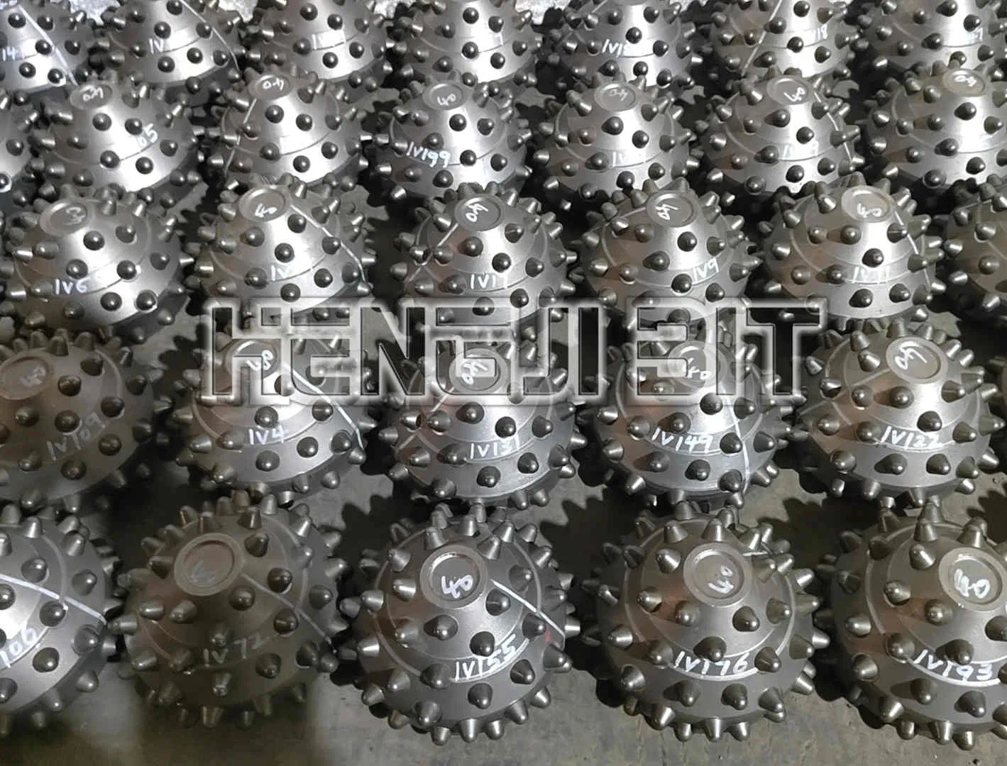 6 1/2''165mm IADC 437 Inserts Chisel Tri-Cone Drill Bit Sizes