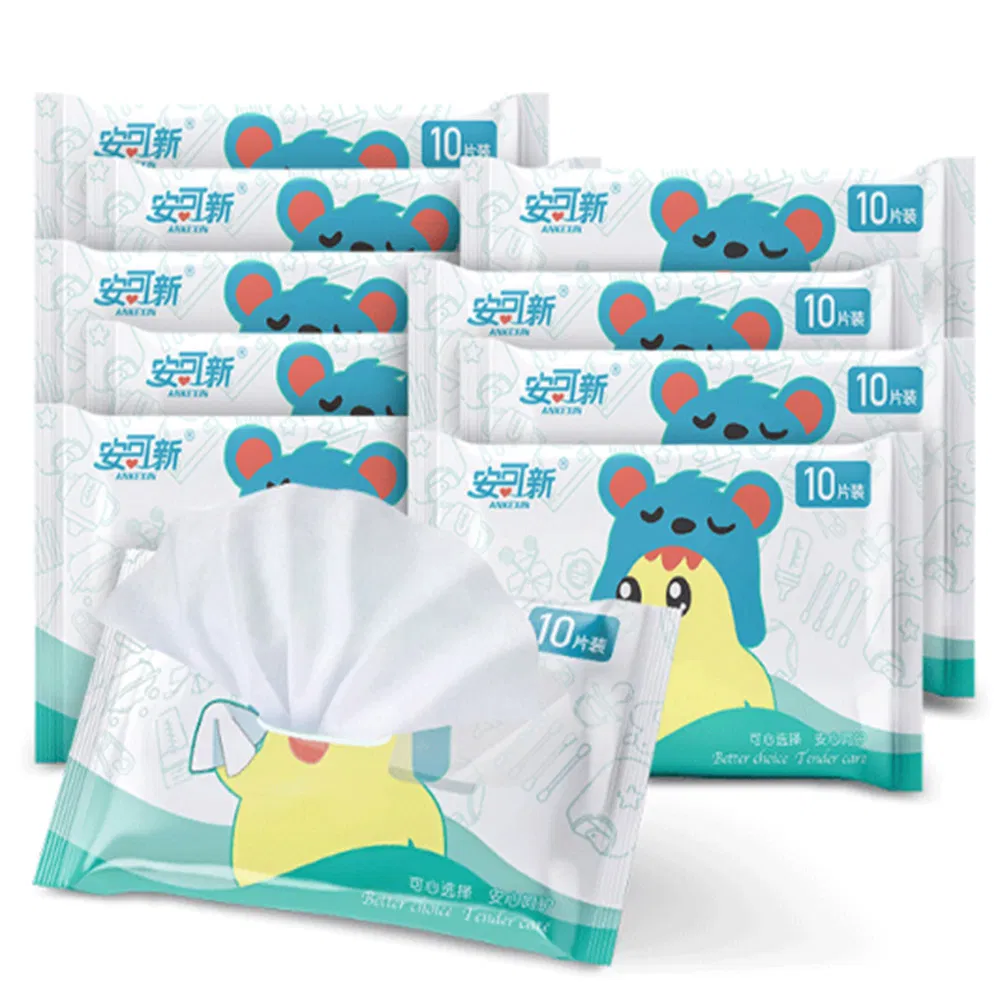 Barrel Packing Single Sachet Portable Neutral Package Travel Boxed Plastic Package Lid Wet Wipes