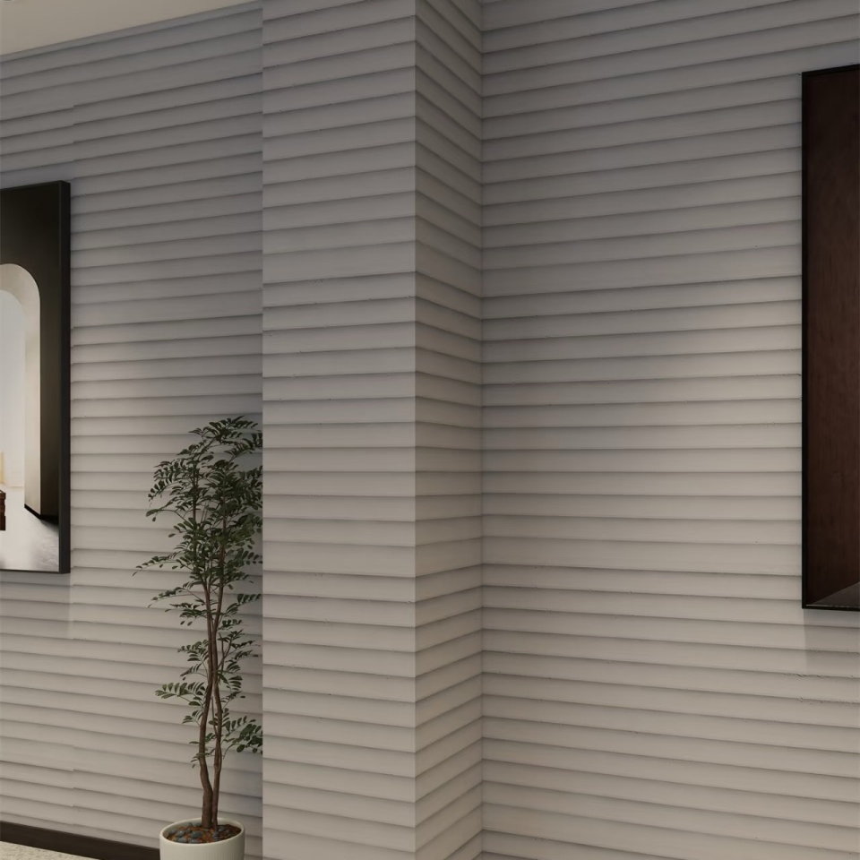 Wholesale Supply Indoor Wall Decoration Wave Stone for Shop Environment-Friendly Soft Tiles Durable Replaceable Easy Installation