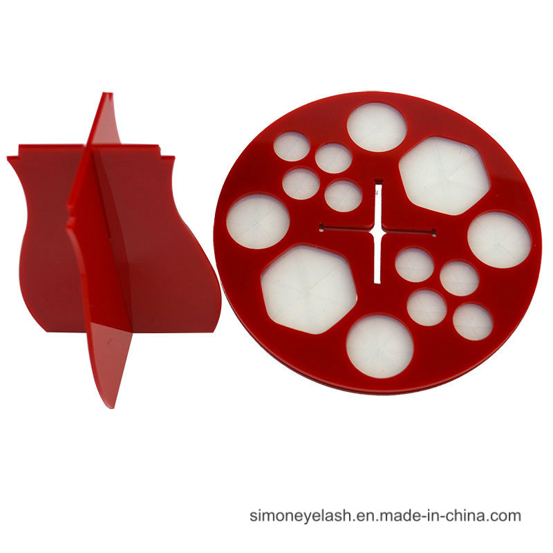 Makeup Brushes Organizer Cosmetics Brush Dryer with 14 Mix Size Slots