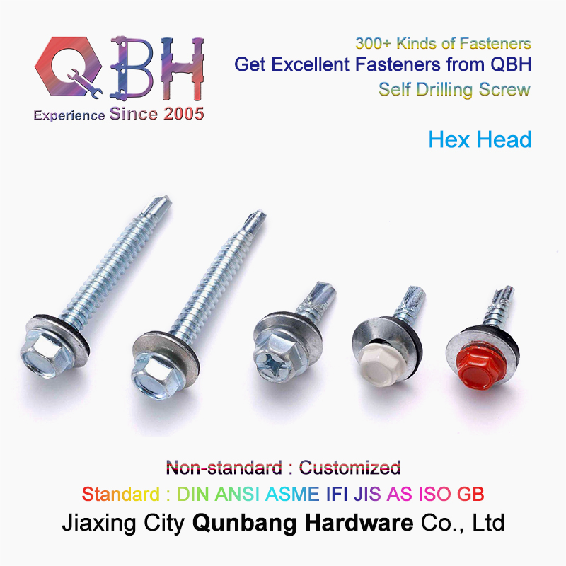 Qbh Self-Drilling Carbon Steel / Stainless Steel Sheet Metal Screw
