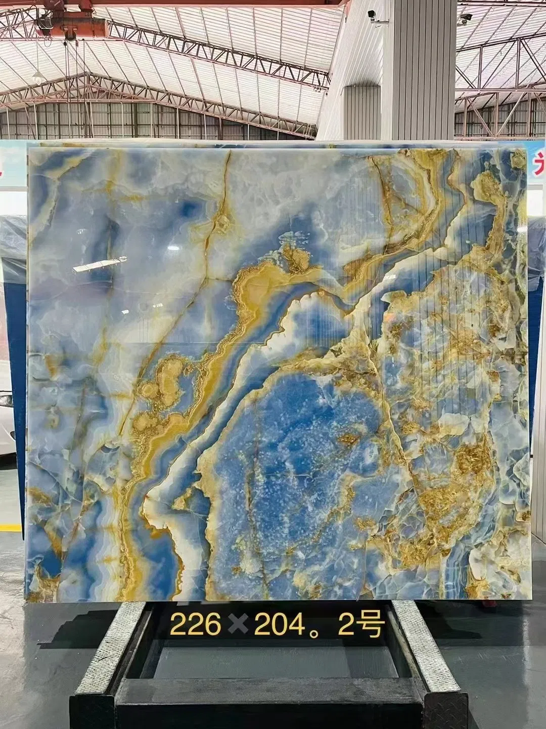 Luxury Translucent Natural Sky Blue Onyx for Wall/ Floor on Wholesale