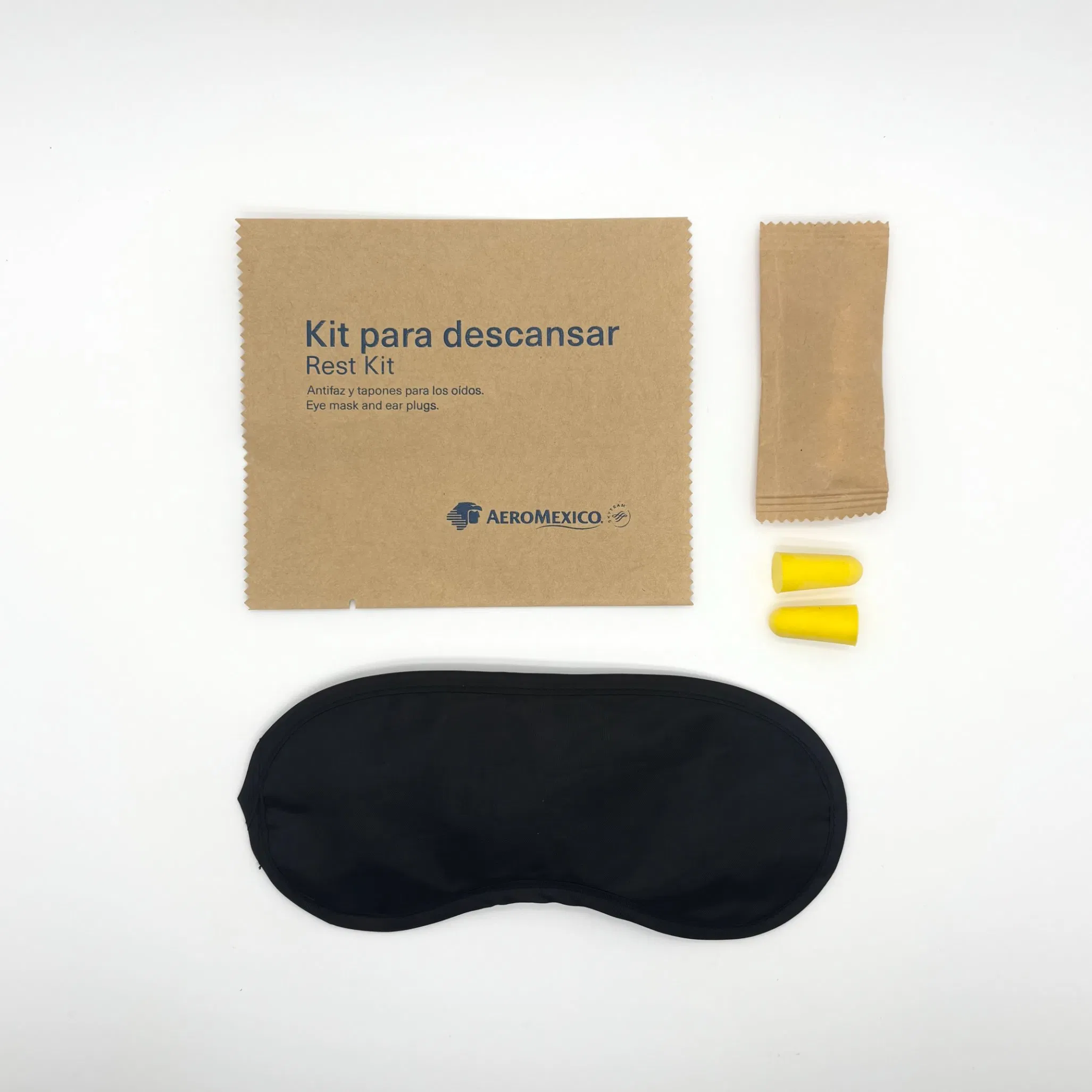 Amenity Kit Ultimate Travel Rest Set: Eye Mask and Ear Plugs 08
