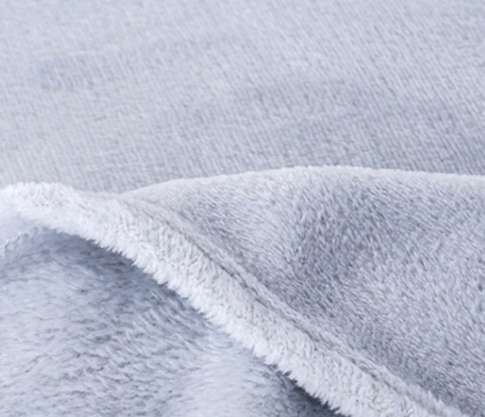 Navy Blue Fluffy Milkvelet Blanket, Warmth Nap Blanket, Liesure Blanket, Travel Blanket