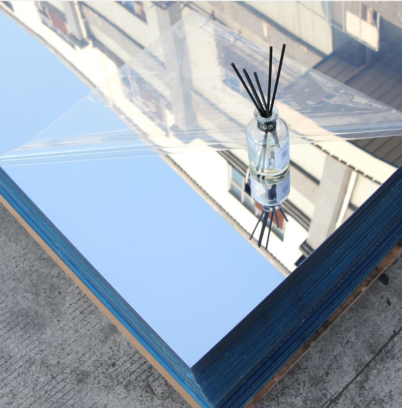 Decorative 3mm 4mm Beveled Edge Frameless Aluminium Mirror for Interior Wall Design