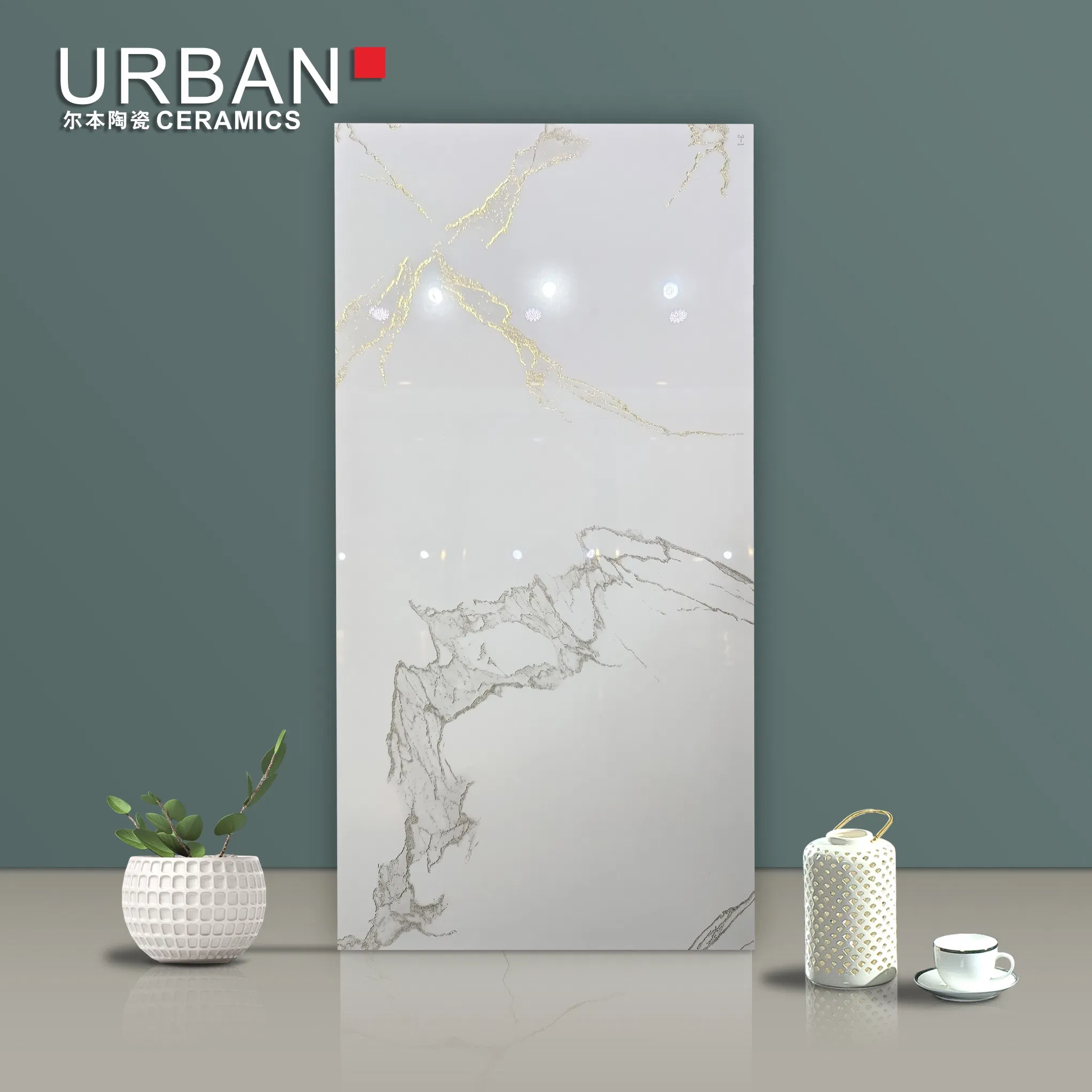 Best Quality Gilter Golden DOT K Line 600*1200mm Glazed Polished Porcelain Floor Tile