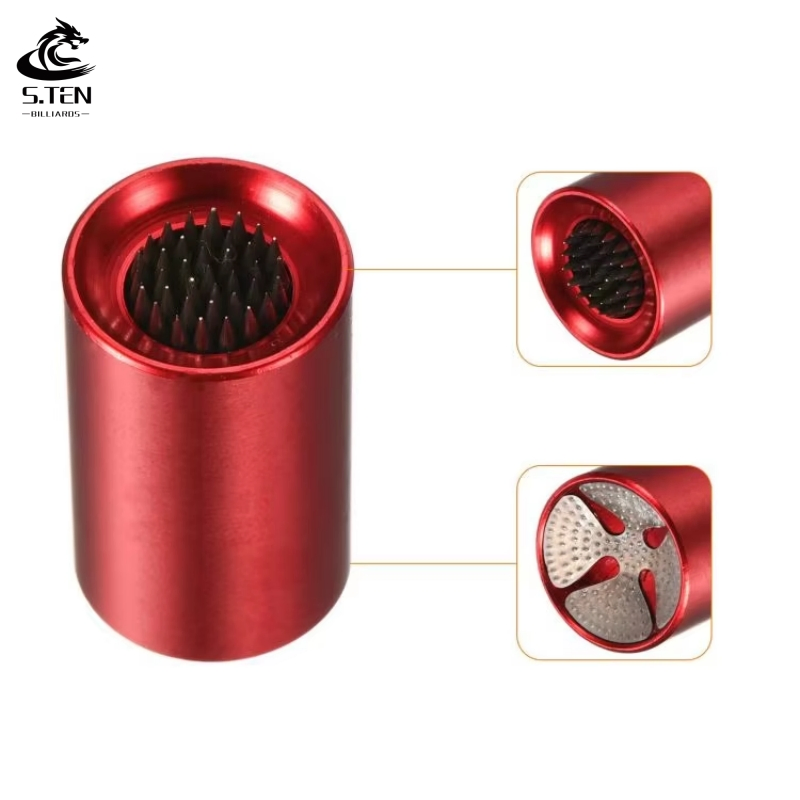 Multi-Function Billiard Pool Cue Tip Sander with 5 Colors 2 in 1 Convenient Billiard Accessories