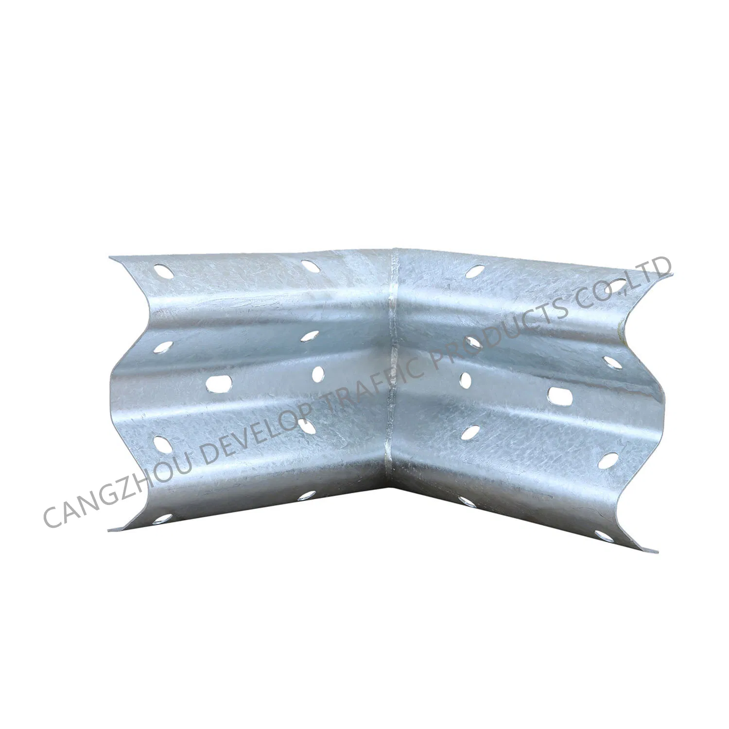 Crash Barrier Armco Barrier 90/Right Angle Degree Corner End Highway Guardrail Terminal End