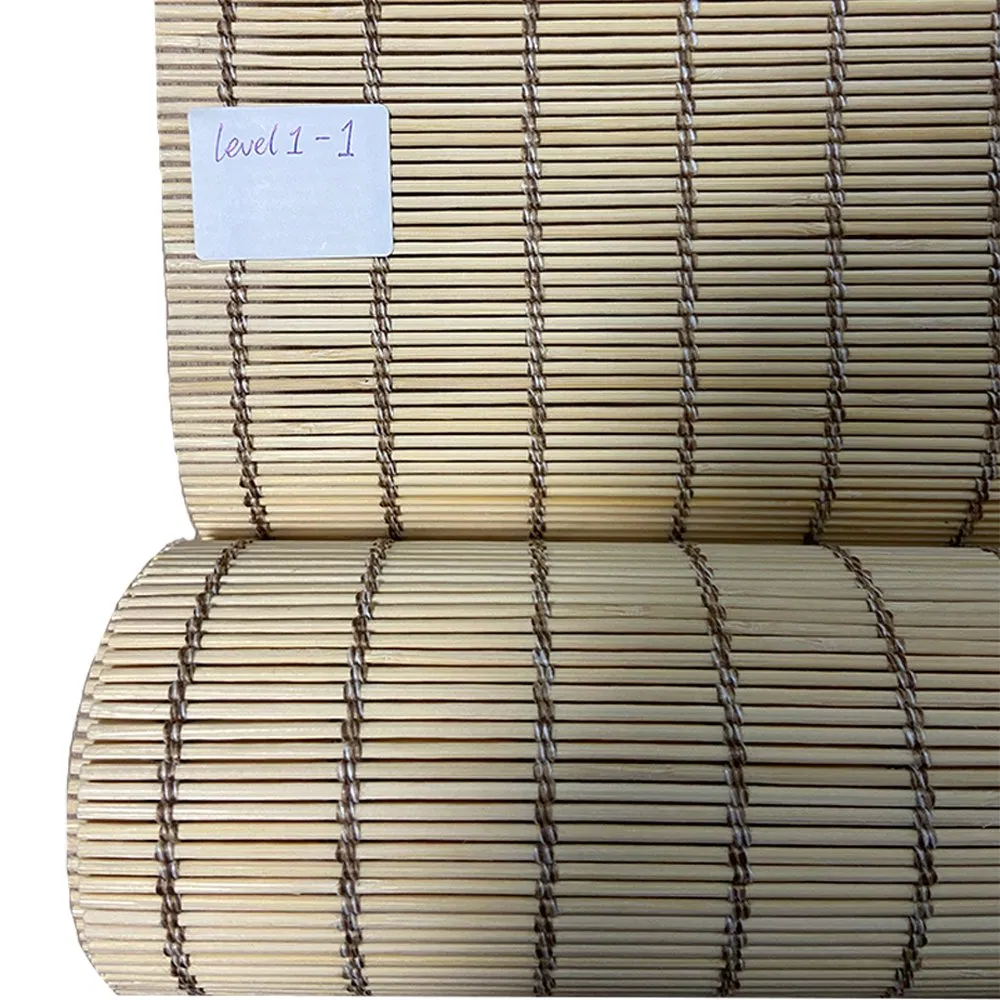 White Natural Round Bamboo Blind for Home Decoration