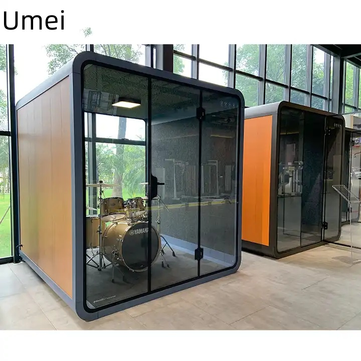 Factory Direct Soundproof Glass Acoustic Booth Office Pod