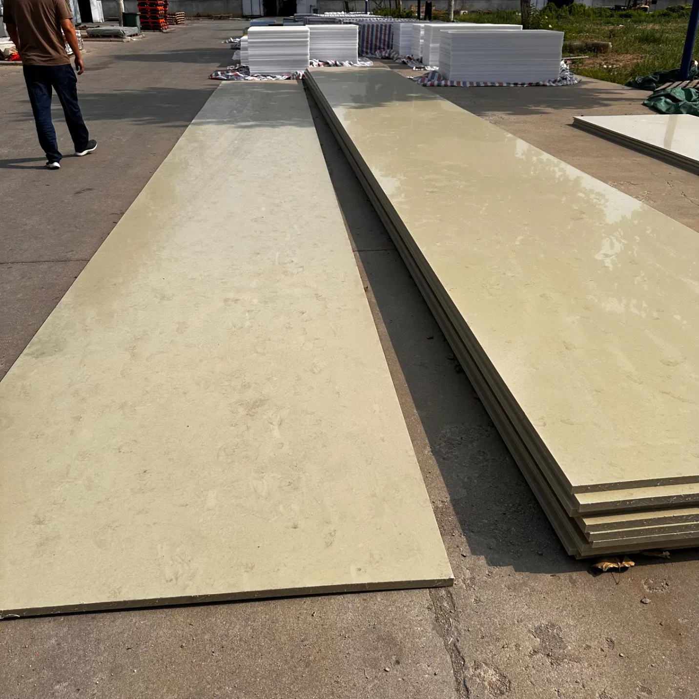 5mm 10mm Thick 4 * 8FT Gray White PE PP Board Polypropylene Board
