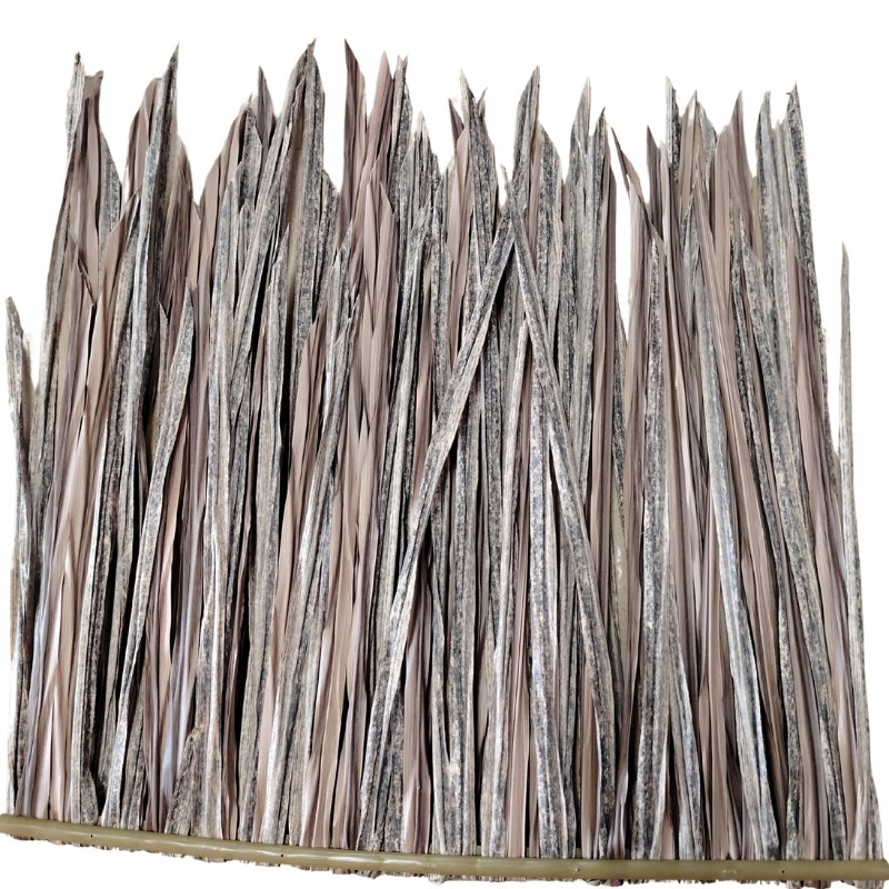 Artificial Straw Thatch Panel Realistic Appearance for Outdoor Roof Decoration