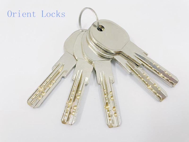 Euro Profile Lock Cylinder with up-Down Pin with Anti-Break Strip & Snap
