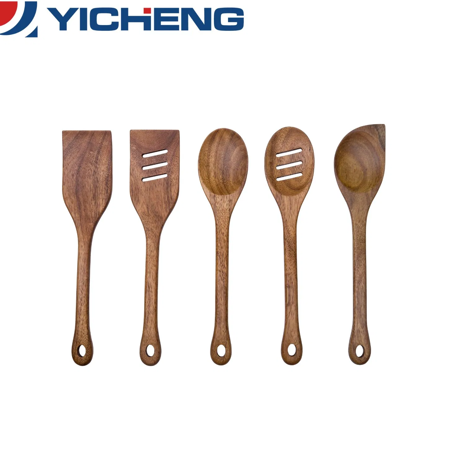 Сервировочная чаша из акации для салатов и фруктов