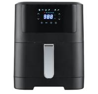 Household Stainless Steel Air Fryer Oven with Digital Screen Non Stick Basket