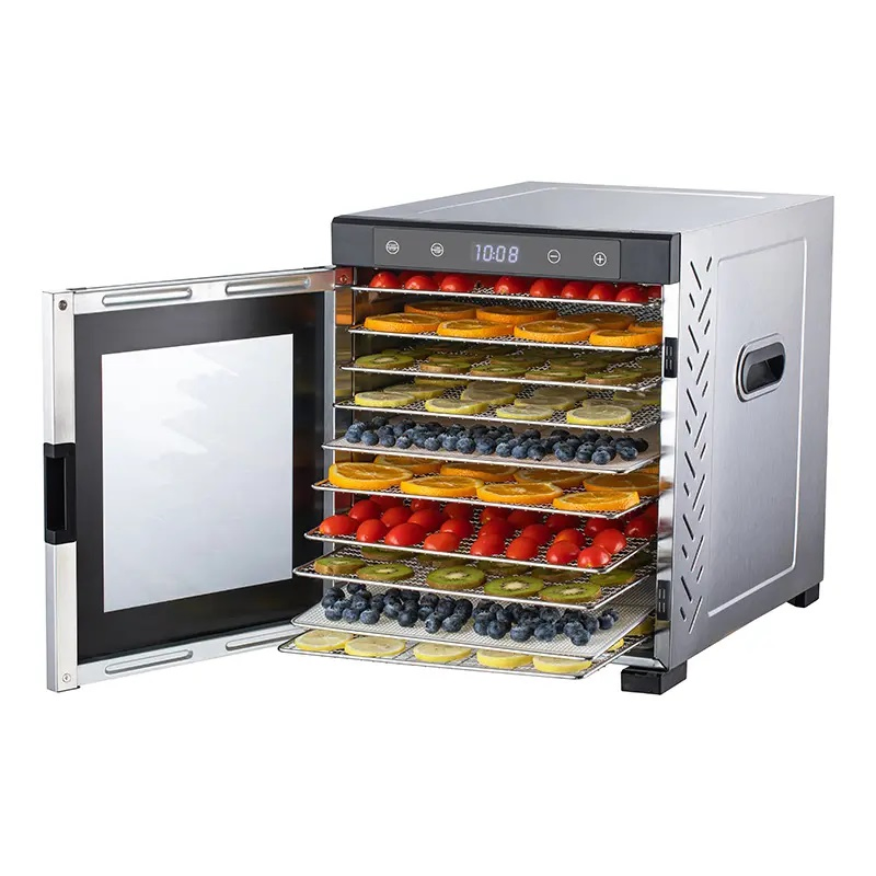 10 Racks Stainless Steel Home Use Electric Food Dehydrator Commercial Fruit Dehydrator