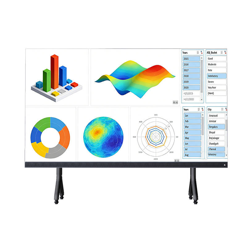 4K Android Smart TV 108 135 162 Inch Full Color All in One LED TV Flat Screen Display