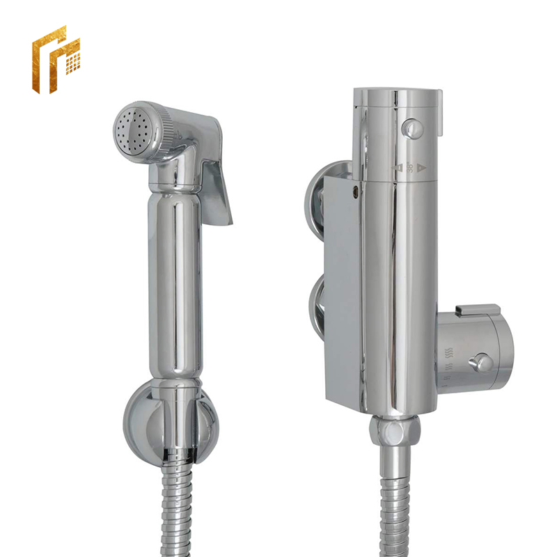 Factory Direct Price Wall Mount Bathroom Best Matt Black Handheld Warm Waterthermostatic Bidet Toilet Shower Spray Sprayer Kit with Thermostat