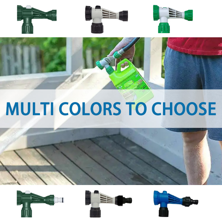 Plastic Hose End Sprayer Nozzle for Fertilizer Car Wash Chemical Mix Sprayer