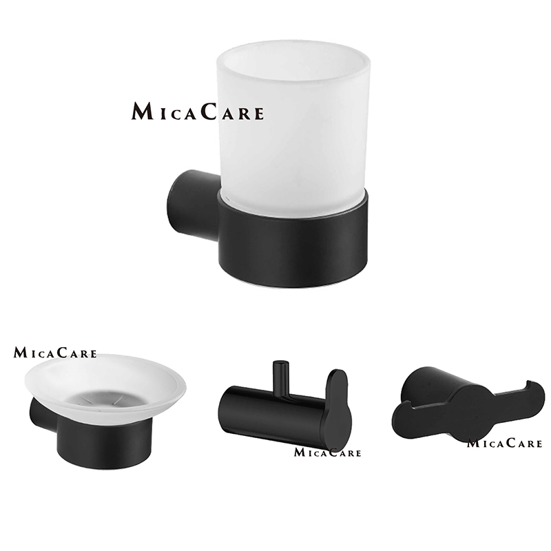 Elegant Modern Minimalist Glass Cup Holder for Bathrooms