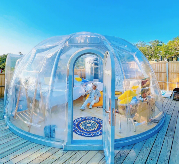 Premium Villa Bubble Dome - Windproof Heat Insulation for Outdoor Dining