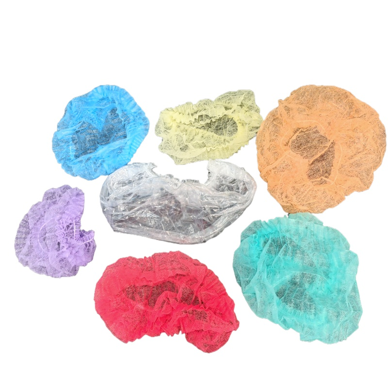 Disposable Bouffant Caps for Hospitals, Labs, Kitchens, Bakeries, Restaurants, Factories, Cleaning