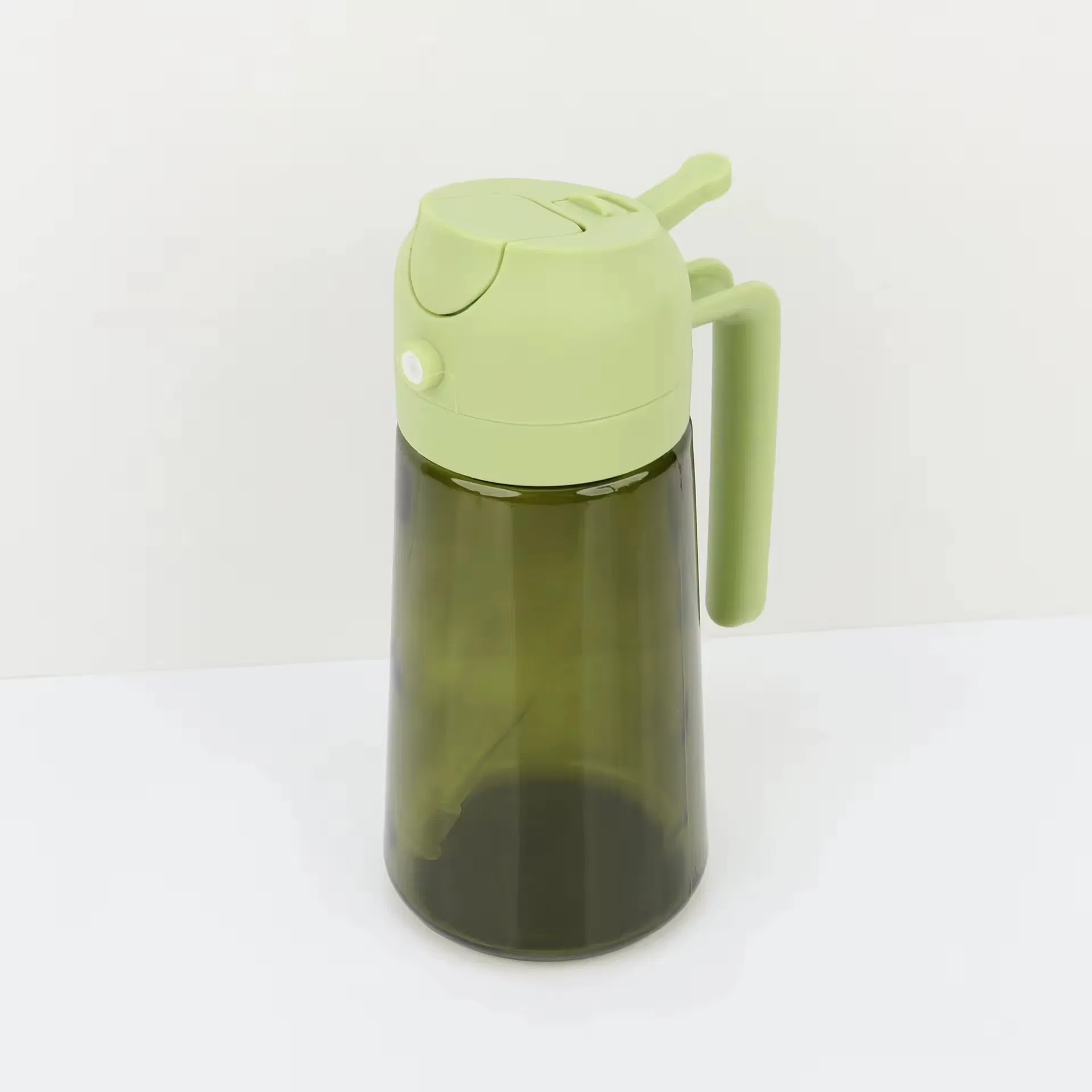 420ml Oil Sprayer and Pourer 2 in 1 Portable Oil Spray Bottle High Quality PP Material Household Oil Spray Bottle