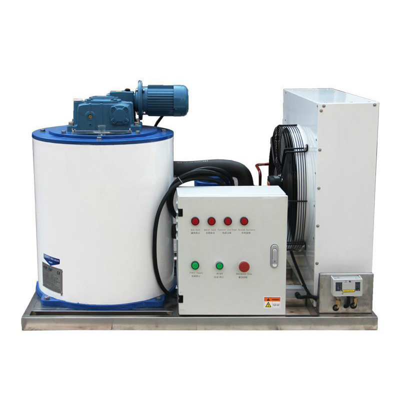 Hot Sale 1000kg/24h Commercial Fresh Water Flake Ice Machine Industry for Seafood/Hotel/Supermarket