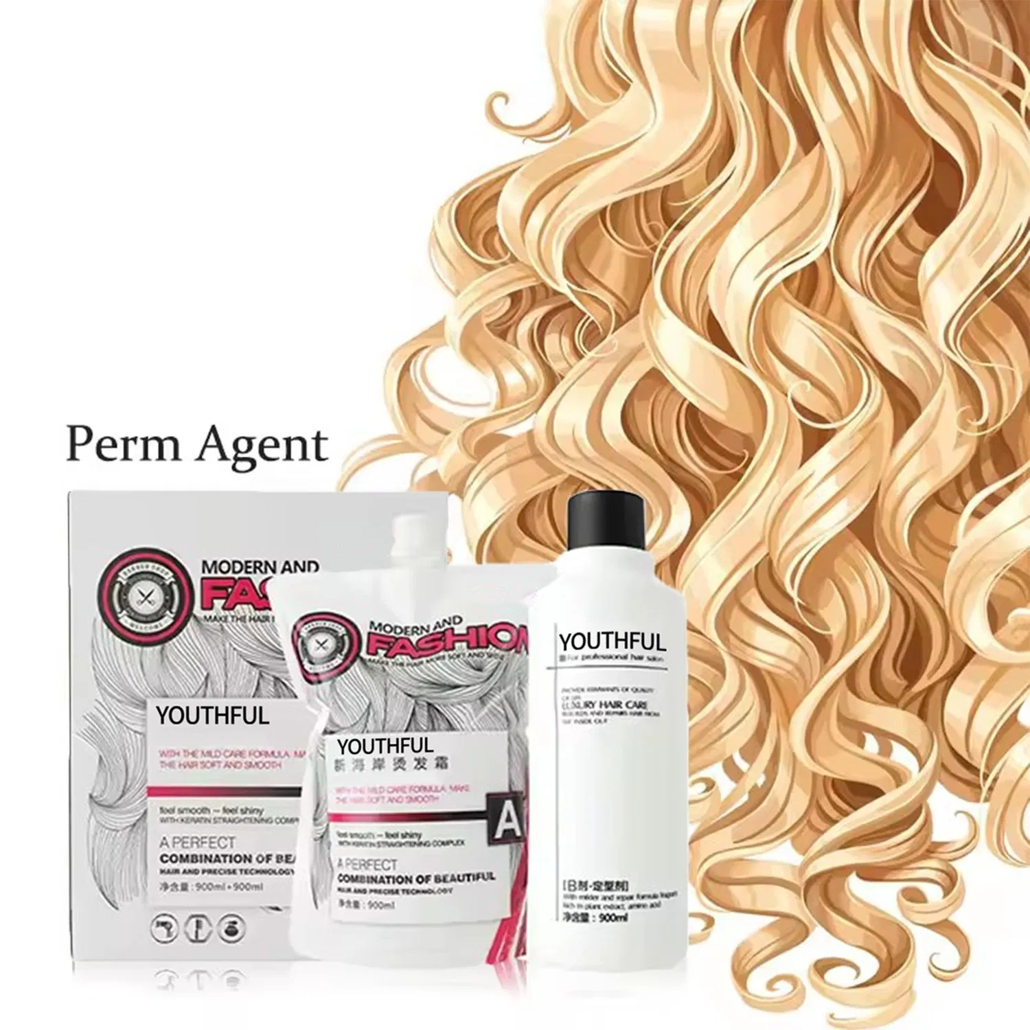 Long Lasting Perm Cream Long Lasting Natural Salon Professional Curling Cream