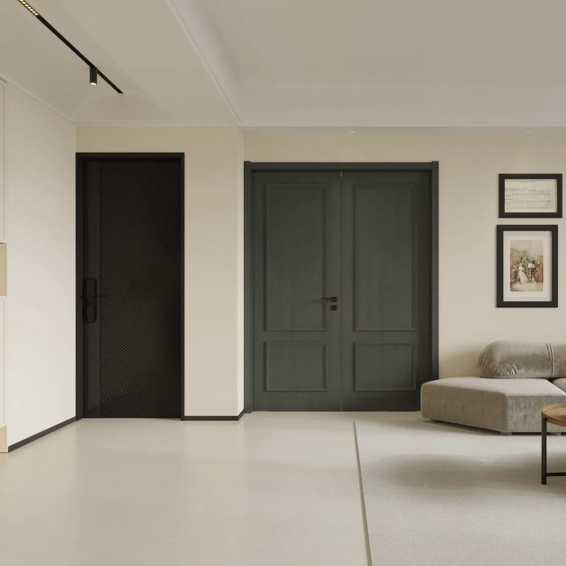 Eco-Friendly Waterproof Double Swing Door for All Weather