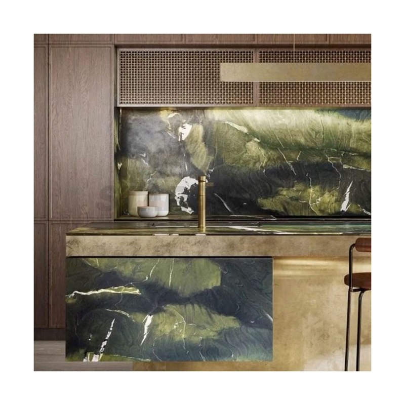 Home Hotel Decoration Kitchen Bathroom Natural Stone Marble Granite Countertop Vanity Top Marble Slab