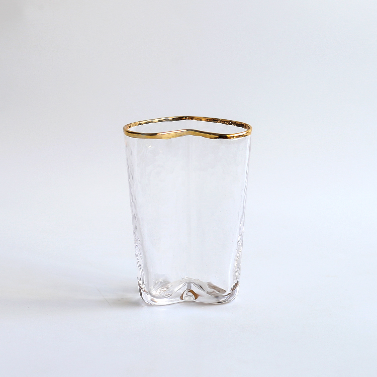 Glass Salad Bowl, Heart-Shaped Fruit Dessert Glass Bowl
