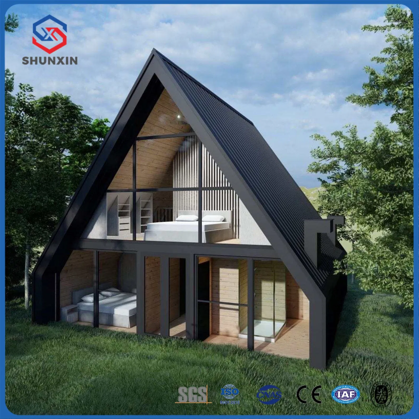 Innovative Light Steel Modular Villa for Contemporary Spaces