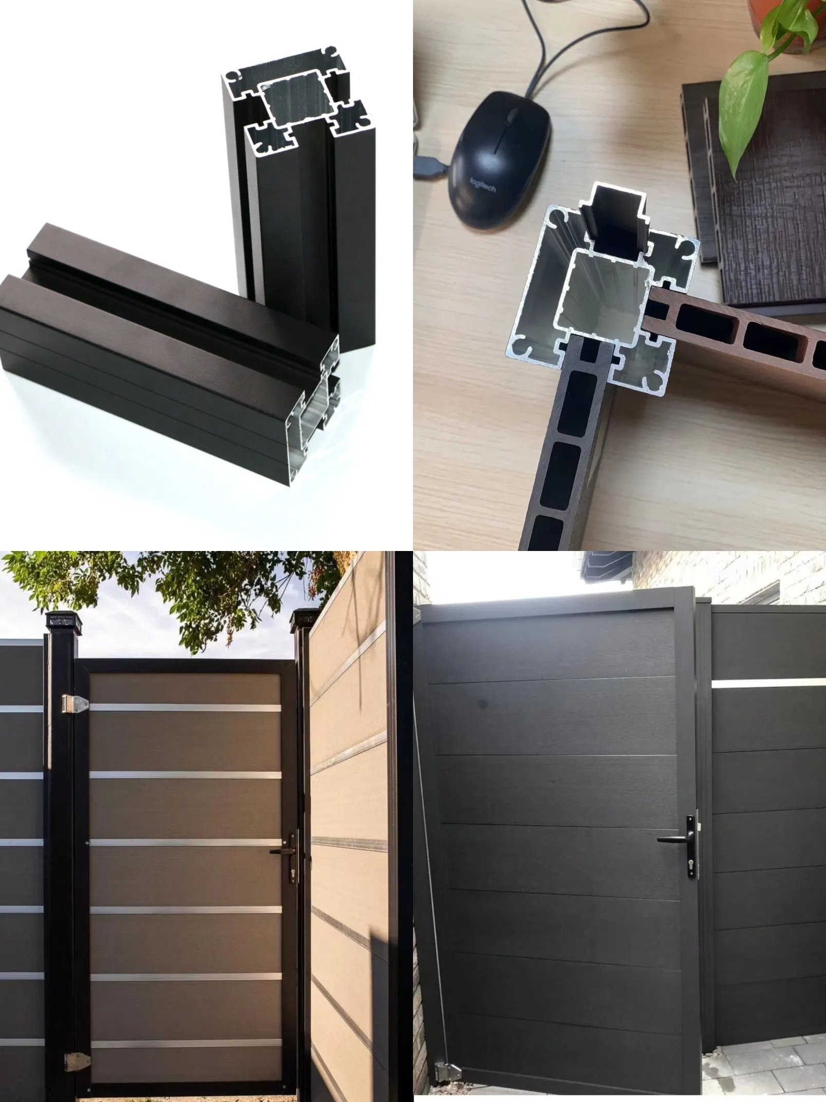 WPC Fence Vinyl Fence Board Garden Fence Board