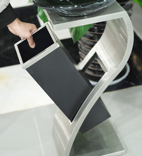 Урна с пепельницей из нержавеющей стали YH-34G