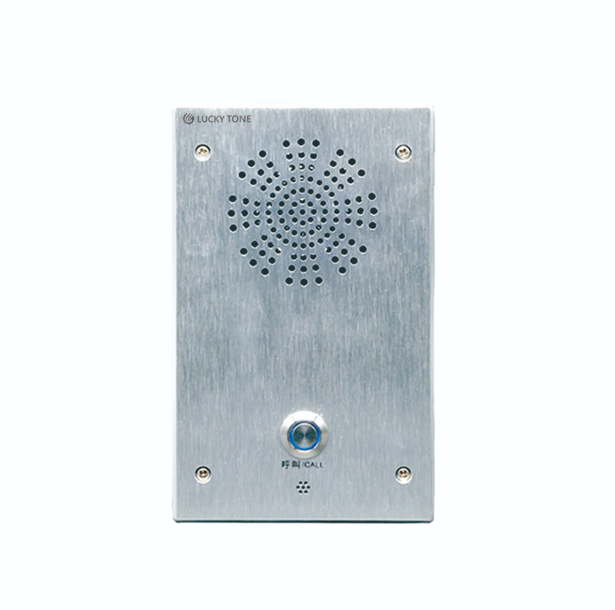 Hot Selling Lucky Tone SIP Network Intercom Audio Terminal with Built-in Speaker and Rj-45 for Emergency Paging System