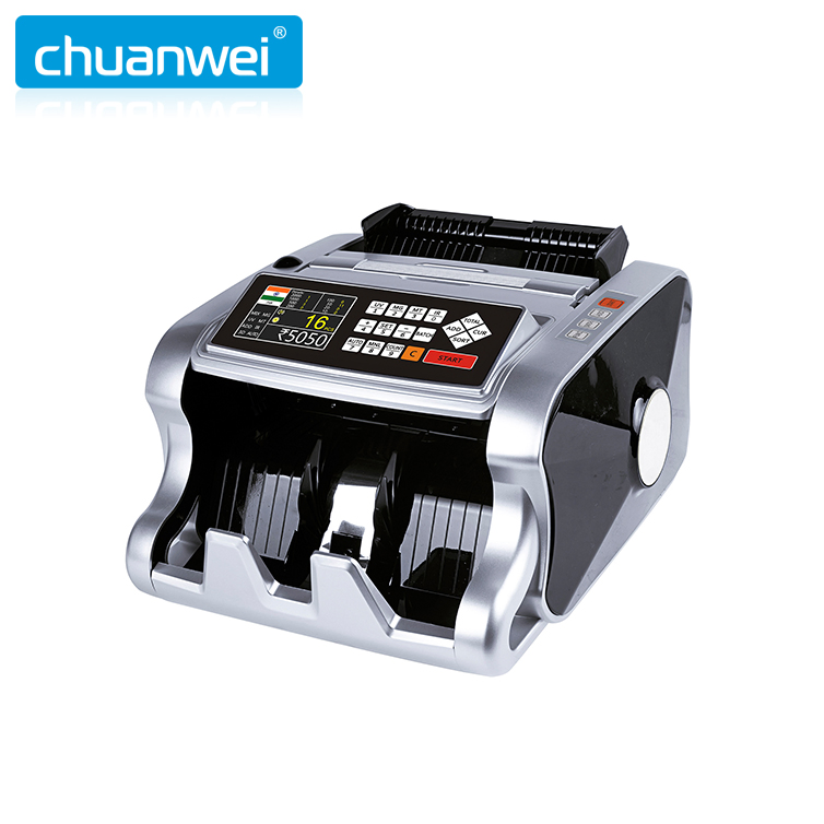 Chuanwei Al-6600t Indian Rupee Mix Value Cash Counter Bill Counting Machinecurrency Counter