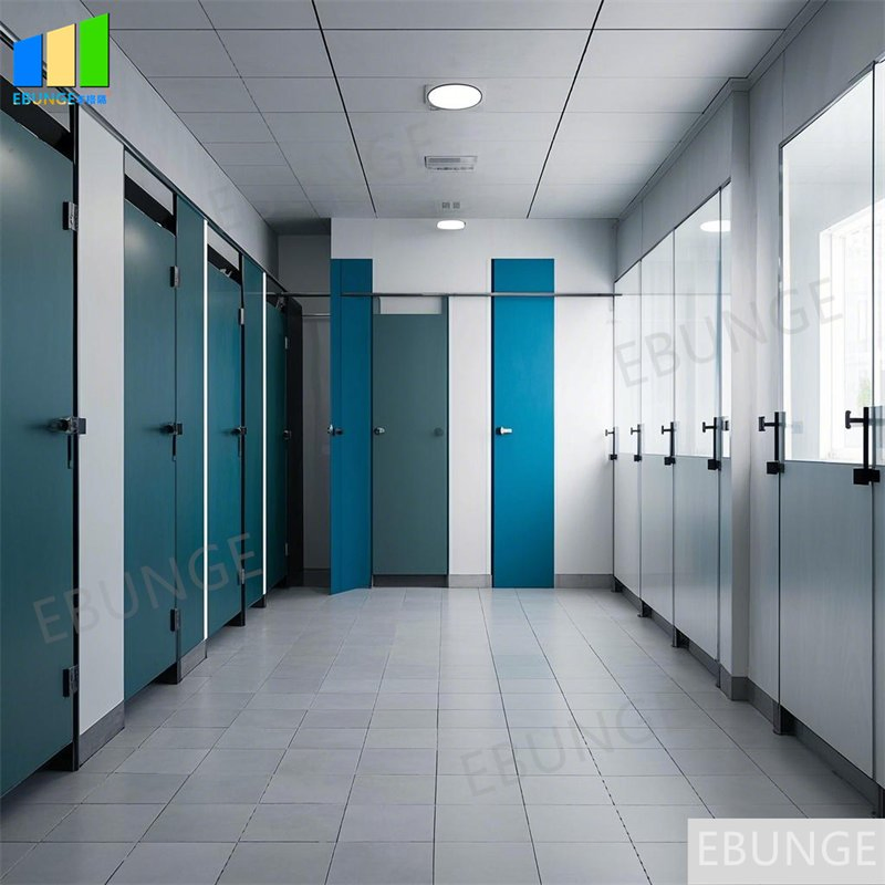 HPL Board Compact Laminate Toilet Cubicle Commercial Partition