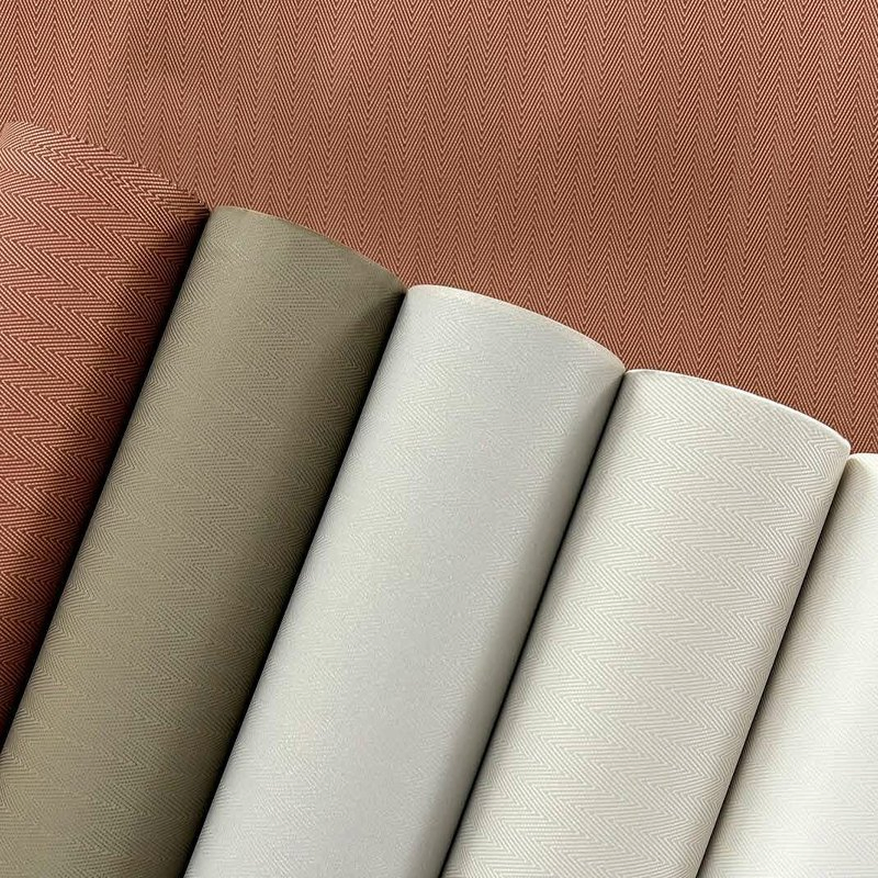 Modern Minimalist Design Fireproof Vinyl Wallpaper Waterproof and Stain-Resistant Suitable for Restaurant and Hotel Wall Decoration