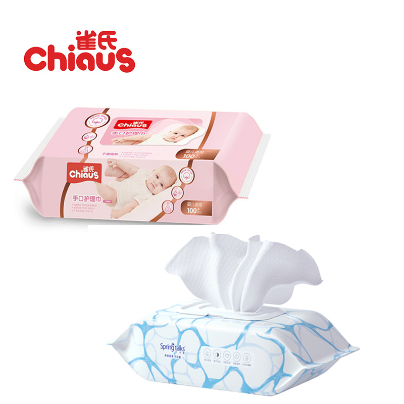 Soft Embossed Wipes Wet Tissue Wipes Aloe Vera Baby Prodduct