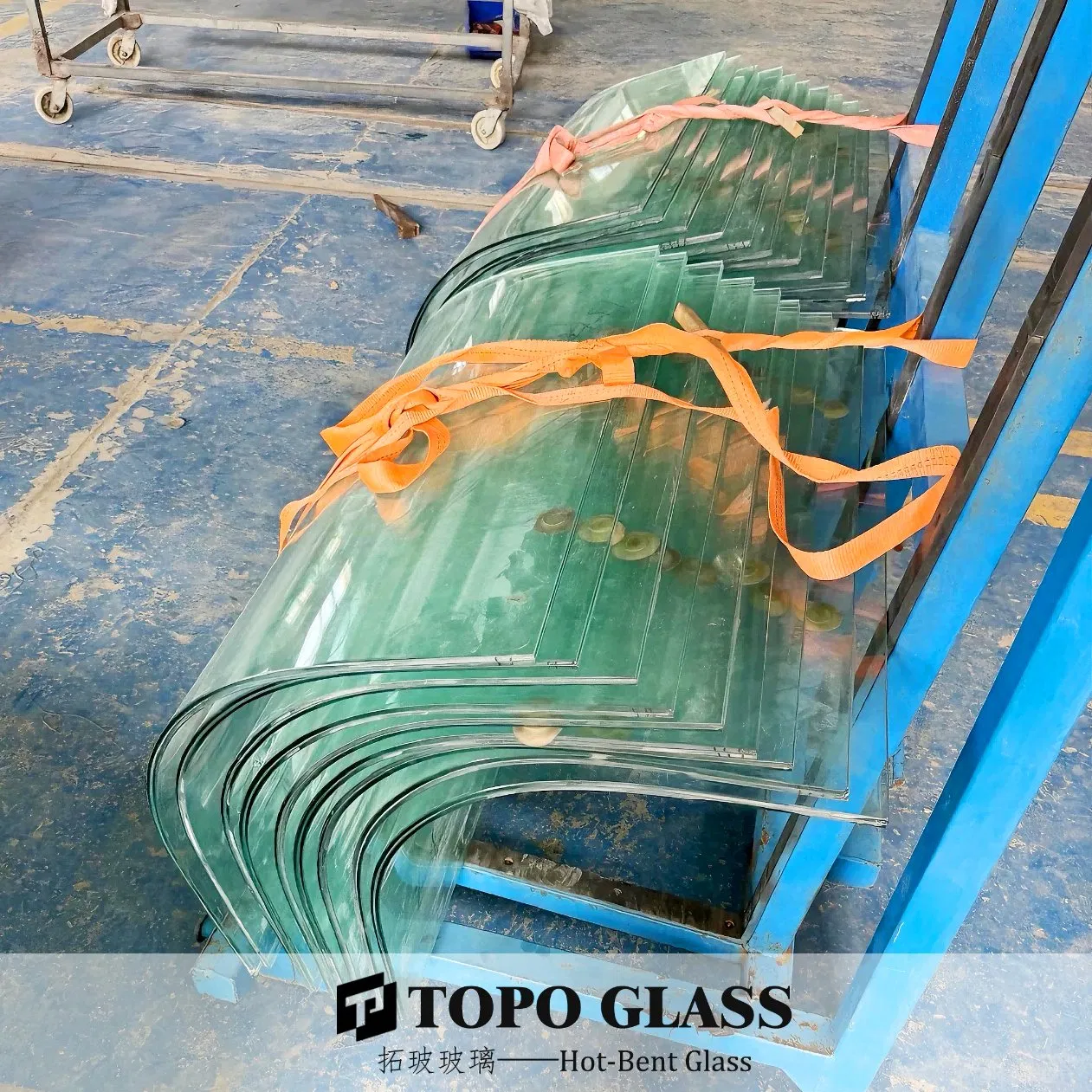Curved Glass Bent Tempered Glass for Architectural Applications