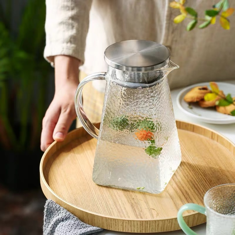 1.2 Litre High Quality Heat Resistant Cold Water Jug Set with Cover
