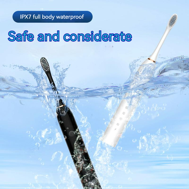 Accepted Power Brush Heads Travel Case Black Series Ultra Whitening Toothbrush