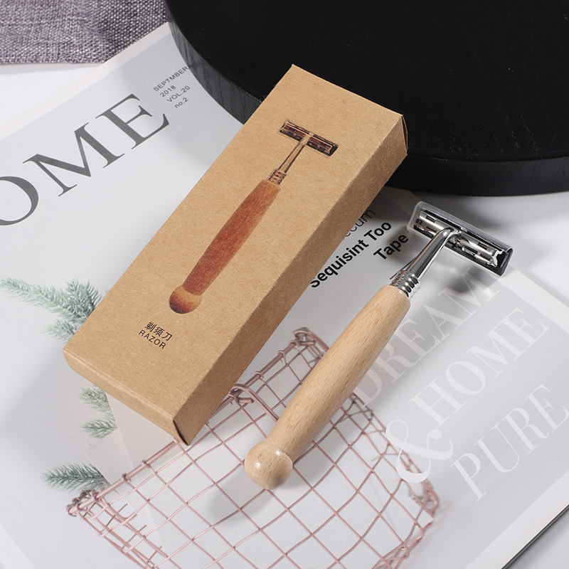 Eco-Friendly Hotel Bamboo Shaving Razor for Men