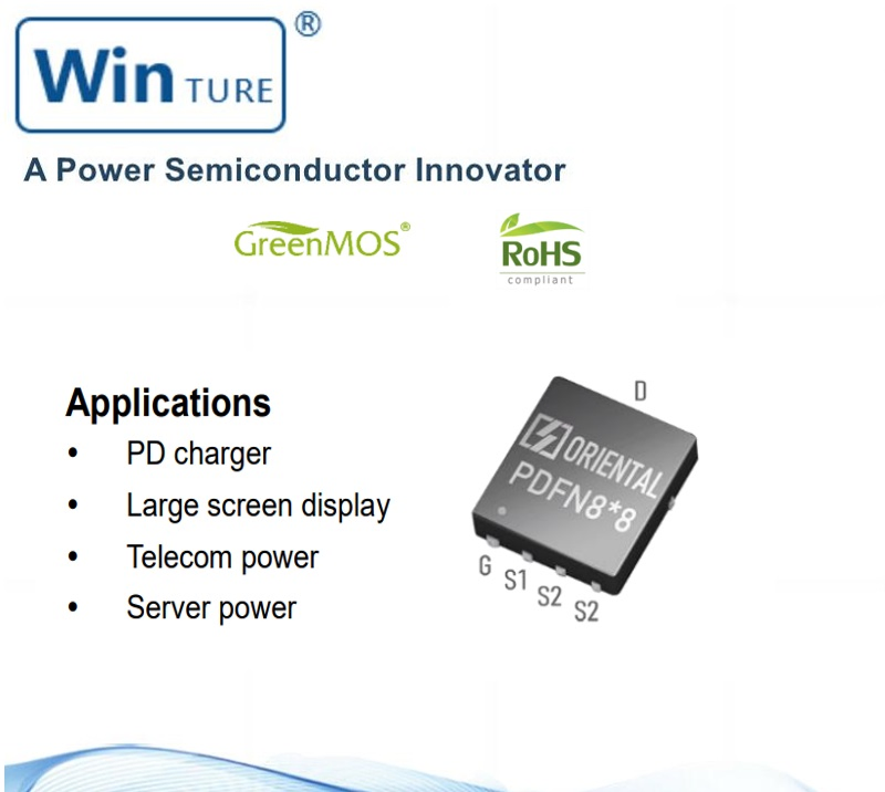 Third Generation Super Si Semiconducto in High Frequency Operations Super Si Oss65r340jf Pdfn8 X 8 Mosfet