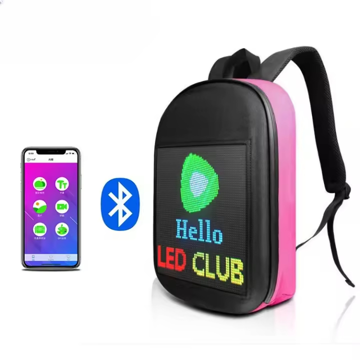 Hot Selling Large Capacity Walking Digital Backpack Sport LED Bag