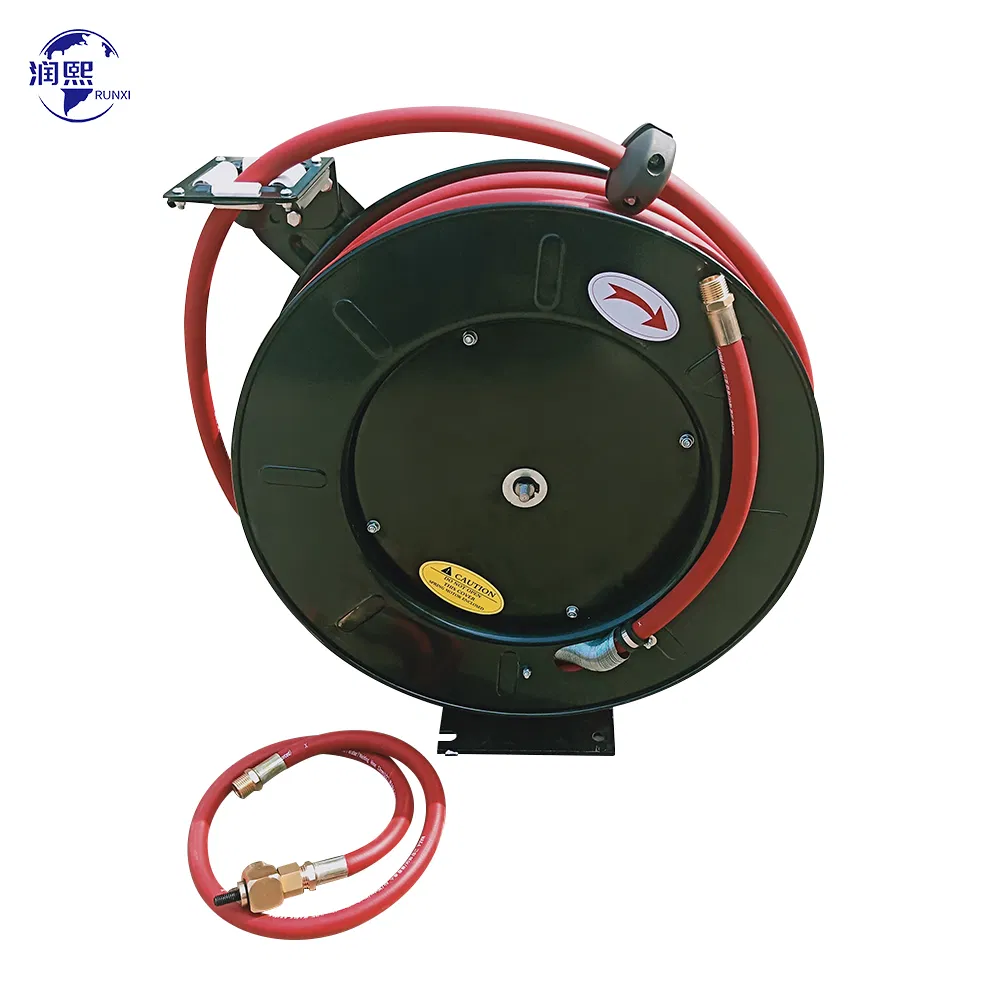 Steel Wall Mount Garden Harvester Water High Pressure Hose Reel