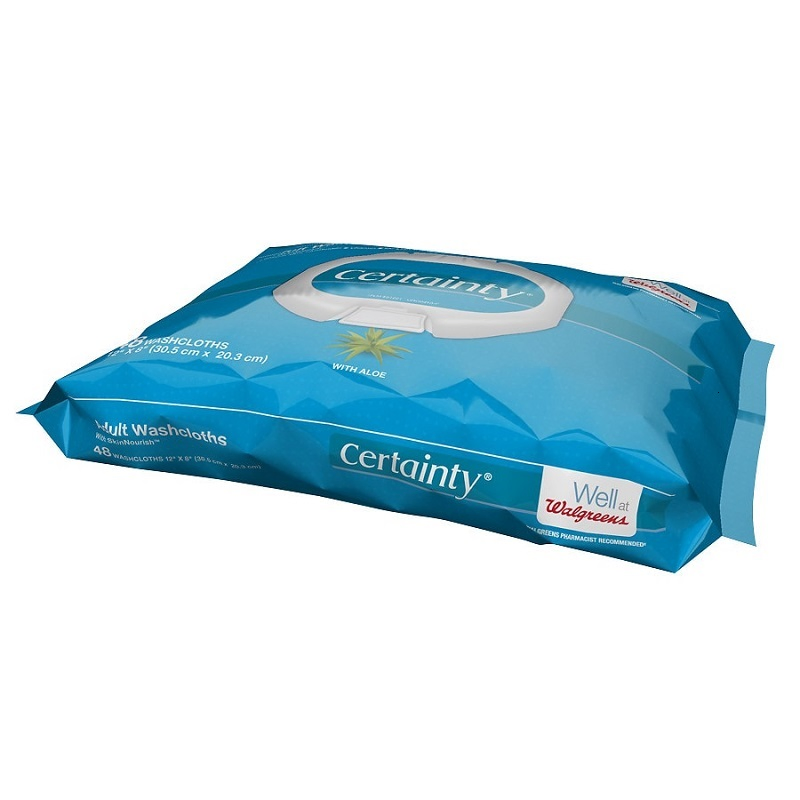 Multifunctional pH Balanced Unscented Adult Wet Wipes