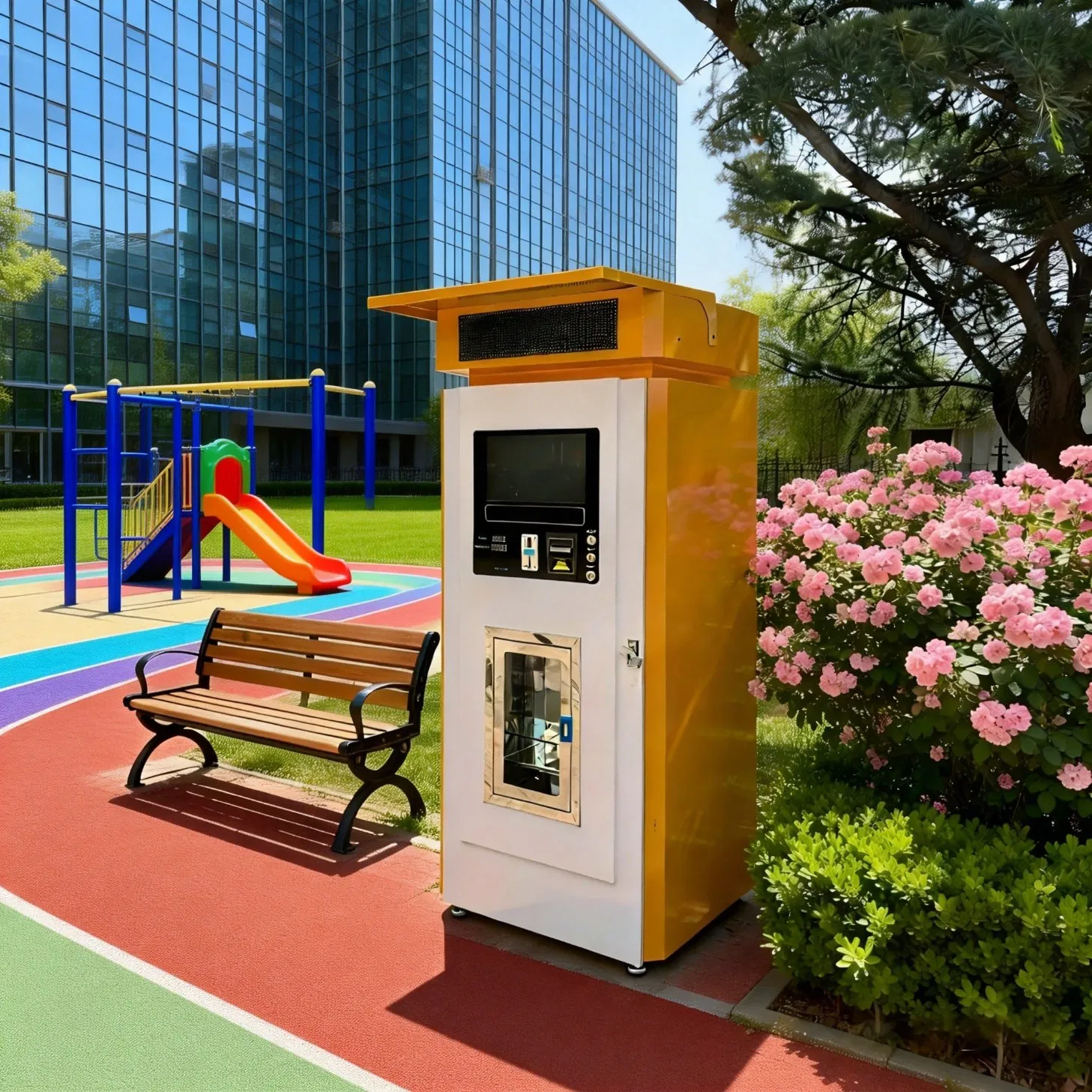 Unmanned Public Water Dispenser Machine with IoT Control Multiple Payment Methods and Cold Water, Support Multiple Payment Methods